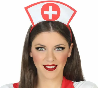 Produktbild von Stirnband Krankenschwester Rot