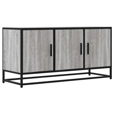 Immagine prodotto di Mobile TV Grigio Sonoma 100x35x50 cm Legno Multistrato Metallo
