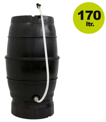 Produktbild von YERD Regenfass Set Regentonne Wassertank Regentank 170 Liter mit Untergestell
