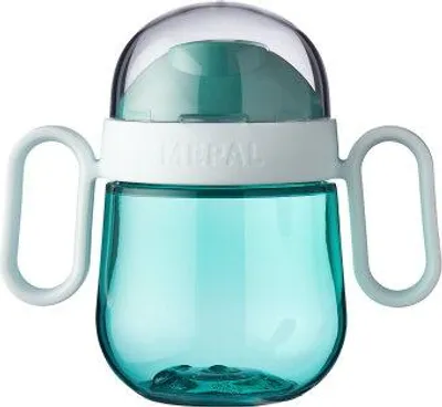 Produktbild von Mepal – Auslausicherer Antitropf-Trinklernbecher 2.0 – Ab 6 Monaten – Baby Trinkbecher – Spülmaschinengeeignet –  frei – 200ml – Deep turquoise