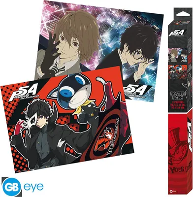 Produktbild von PERSONA 5 - Set 2 Posters Chibi 52x38 - Series 1