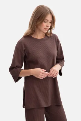 Obrázek produktu pro BeWear Dámská halenka Slos B301 hnědá L