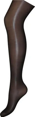 Tobeni Satin Sheer Luxury Damen Glanz Strumpfhose Schwarz