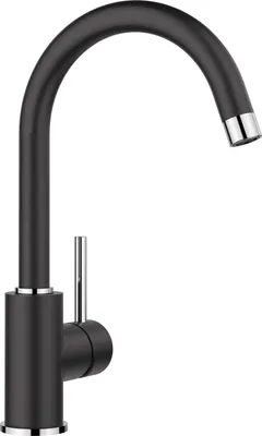 Produktbild von BLANCO 519415, Schwarz, Hebelgriffe, Einzelbild, 360°, 32,7 cm, 3,5 cm