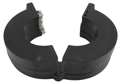 Image de Lot de 10 cales pour goupilles de godet de 80 mm permettant d'espacer les intervalles de graissage ; cales en plastique technique résistantes à la poussière, destinées au remplacement sur les modèles Bobcat 337, 341, 435, X335, X337 et X341