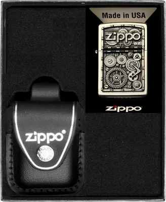 Zdjęcie produktu dla Zestaw Zippo Zapalniczka Gear Weels Prezentowy No3