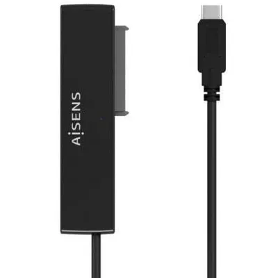 Immagine prodotto di Adattatore per disco rigido da 2,5"/3,5" Aisens ASE-35C02B/ USB Tipo-C - SATA/ con alimentatore