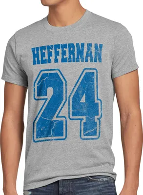 Produktbild von style3 Heffernan 24 T-Shirt Herren doug queens sitcom, Größe:4XL, Farbe:Grau meliert