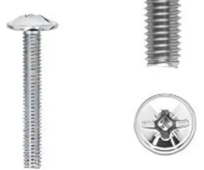 Image de 1 kit composés de 25 vis M4X275 mm zinguée Lot de 6