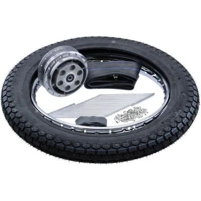 Productafbeelding van Kenda bandenset voor achterwiel, compleet, maat 2 3/4-17 of 2.75-17, geschikt voor Zündapp KS 50, CS 50 en GTS 50