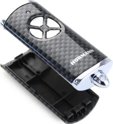 Immagine prodotto di Hörmann Handsender Cover HSE4BS Hochglanz Carbon Optik 4510788 Leer Gehäuse