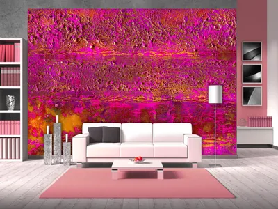 Produktbild von Vlies Fototapete 400x280 cm Tapeten Wandtapete XXL Abstrakt bunt - wie gemalt f-A-0520-a-b