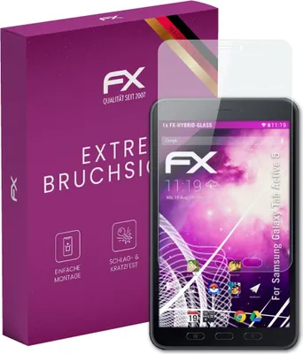 Produktbild von atFoliX FX-Hybrid-Glass Displayfolie kompatibel mit Samsung Galaxy Tab Active 5 Glasfolie