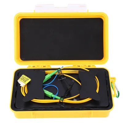 Produktbild von OTDR-Startkabelbox SM Sc APC-Sc APC 2 km Totzonen-Eliminator Glasfaserring