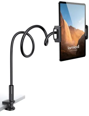 Productafbeelding van Zwanenhals Tablethouder - Universele Tabletstandaard Armhouder voor 4,7-10,5" apparaten