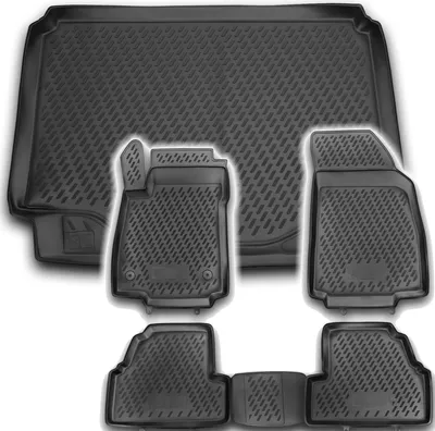 Produktbild von Gummi Kofferraumwanne + Fußmatten Set für Opel Mokka, Bj. 2012-
