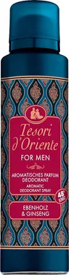 Obrázek produktu pro Tesori d Oriente Deodorant Parfém pro muže Ebony and Ginseng 150ml
