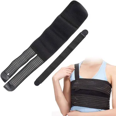 Obrázek produktu pro Elastický bederní pás, bederní bandáž, podpůrný pás na břicho pro ženy, fixační pás na břicho pro pacienty po zlomeninách, výronech, luxacích a po operacích