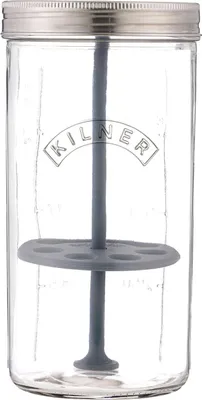 Image de KILNER Frischhalteglas für Kräuter mit Halter, 1 Liter 113637 5010853289076