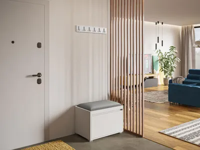 Immagine prodotto di Parete corridoio CLENZE 3 - bianco / grigio
