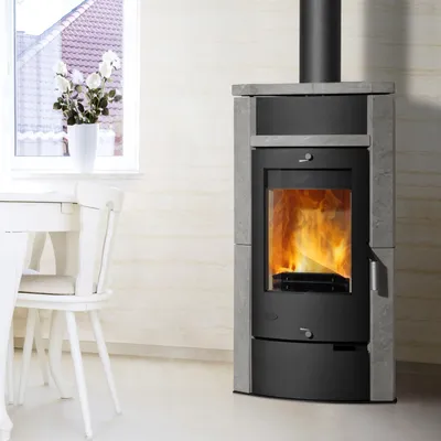 Produktbild von Fireplace Hamburg Kaminofen Stahl Schwarz | Speckstein