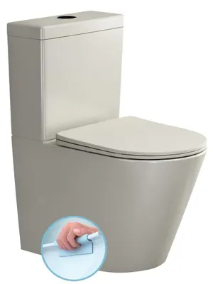 Produktbild von PACO Kombi-WC,spülrandlos, Abgang senkrecht/waagerecht, Ivory(beige)