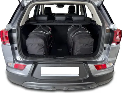 Produktbild von Ssangyong Korando Ev 2022+ Kofferraumtaschen Set 3 Stk