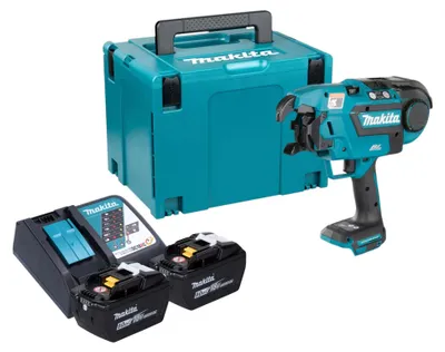 Produktbild von Makita DTR 180 ZJ Akku Bewehrungsverbinder 18 V 0,8 mm Brushless + 2x Akku 9,0 Ah + Ladegerät + Makpac