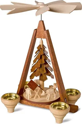 Produktbild von 1-stöckige Pyramide Rehe (29cm) von Müller Kleinkunst