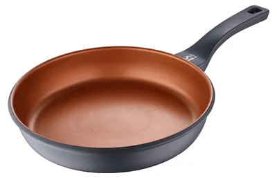 Bratpfanne Aluguss Bronze Ø28 cm, Antihaft, induktionsgeeignet
