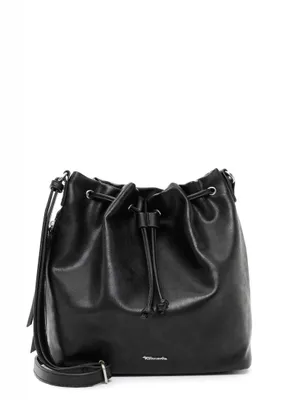Produktbild von Tamaris Damen Umhängetasche Zugbeutel Kordelzug Liselotte 32223, Farbe:Schwarz