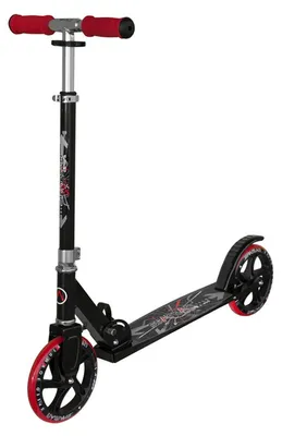 Produktbild von SPARTAN Jumbo 205 mm Faltroller, schwarz und rot