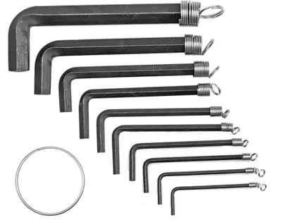 Produktbild von Innensechskantschlüsselsatz HEX 2–10 mm, 8-tlg.