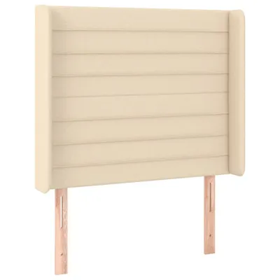 Produktbild von VidaXL 3119715, Cremefarben, Polyester, Holz, 1030 mm, 118 cm, 128 cm, 160 mm