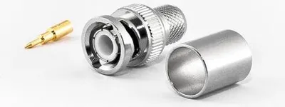 Immagine prodotto di Connettore BNC per cavo HDF400, versione a crimpare, 50 ohm