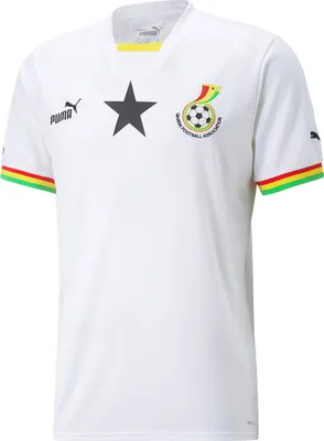 Zdjęcie produktu dla Koszulka domowa PUMA Ghana 2022/23, męska, kolor: biały/czarny, rozmiar: XL