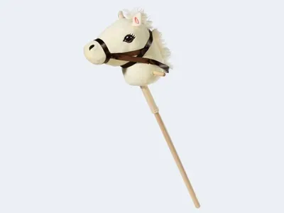 Produktbild von STECKENPFERD mit abnehmbarem Stecken beige