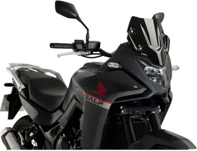 Image de PUIG écran sport noir ABE approuvé pour Honda transalp