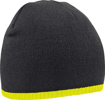 Produktbild von Beechfield - Mütze Zum Überziehen PC5460 (Einheitsgröße) (Schwarz/Fluoreszierendes Gelb)