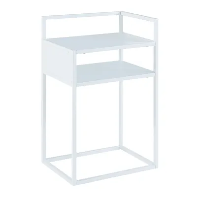 Produktbild von Beistelltisch ‘Riihimäki’ Stahl 65 x 40 x 30 cm Weiß, matt