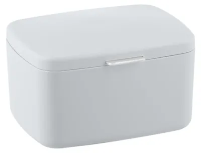 Obrázok produktu pre WENKO Kúpeľňový box úložný box veko úložný kôš biely organizátor Barcelona