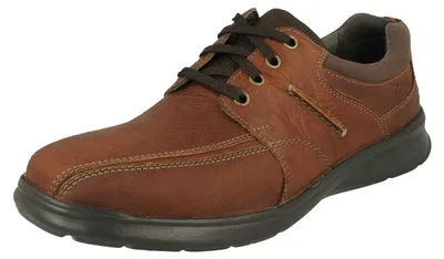 Produktbild von Clarks Herren Cotrell Walk Oxford, Tobacco, 44 EU