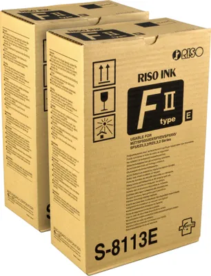 Produktbild von Riso S-8113E, Schwarz, 1000 ml, 2 Stück(e), Einzelpackung