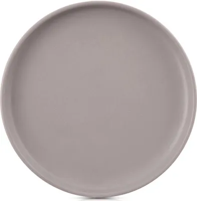 Zdjęcie produktu dla Ceramiczny talerz deserowy, szary, 20,5 cm, można myć w zmywarce