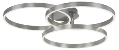 Produktbild von PAUL NEUHAUS LED-Deckenleuchte 6233-55 stahl, 48 W, 5000 lm, CCT