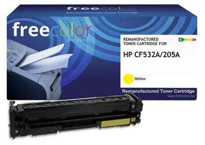 Obrázek produktu pro Freecolor K18111F7 Freecolor Toner HP 205A (CF532A) yellow 900 Seiten remanufactured