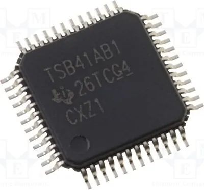 Obrázek produktu pro 1x 400 Mbps, SMD, 3-3,6 V DC, HTQFP48, TSB41AB1P, integrovaný obvod - další rozhraní