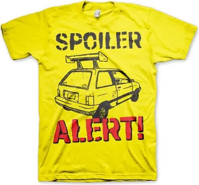 Produktbild von Spoiler Alert T-Shirt - Large - Yellow