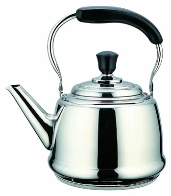 Wasserkocher 2,5 L Edelstahl 18 cm mit Klappgriff