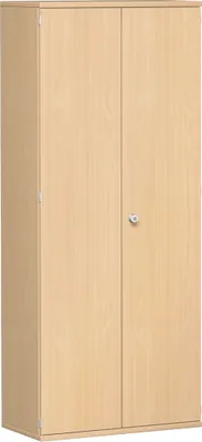 Produktbild von Geramöbel Flügeltürenschrank 4 Nachbildung-Einlegeböden, abschließbar, 800x425x1920, Buche/Buche, N-10D508-BB